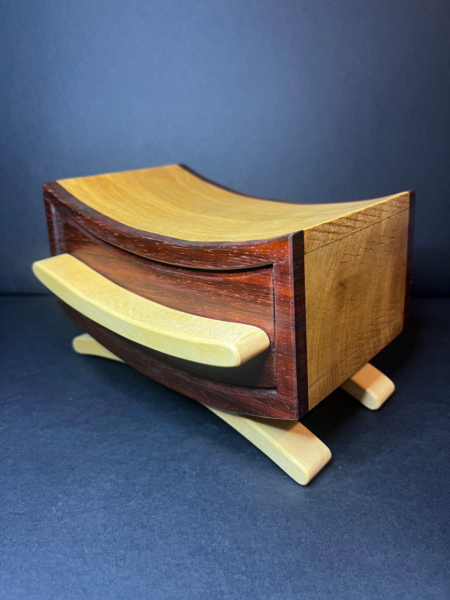 Handcrafted Smiley Bandsaw Box