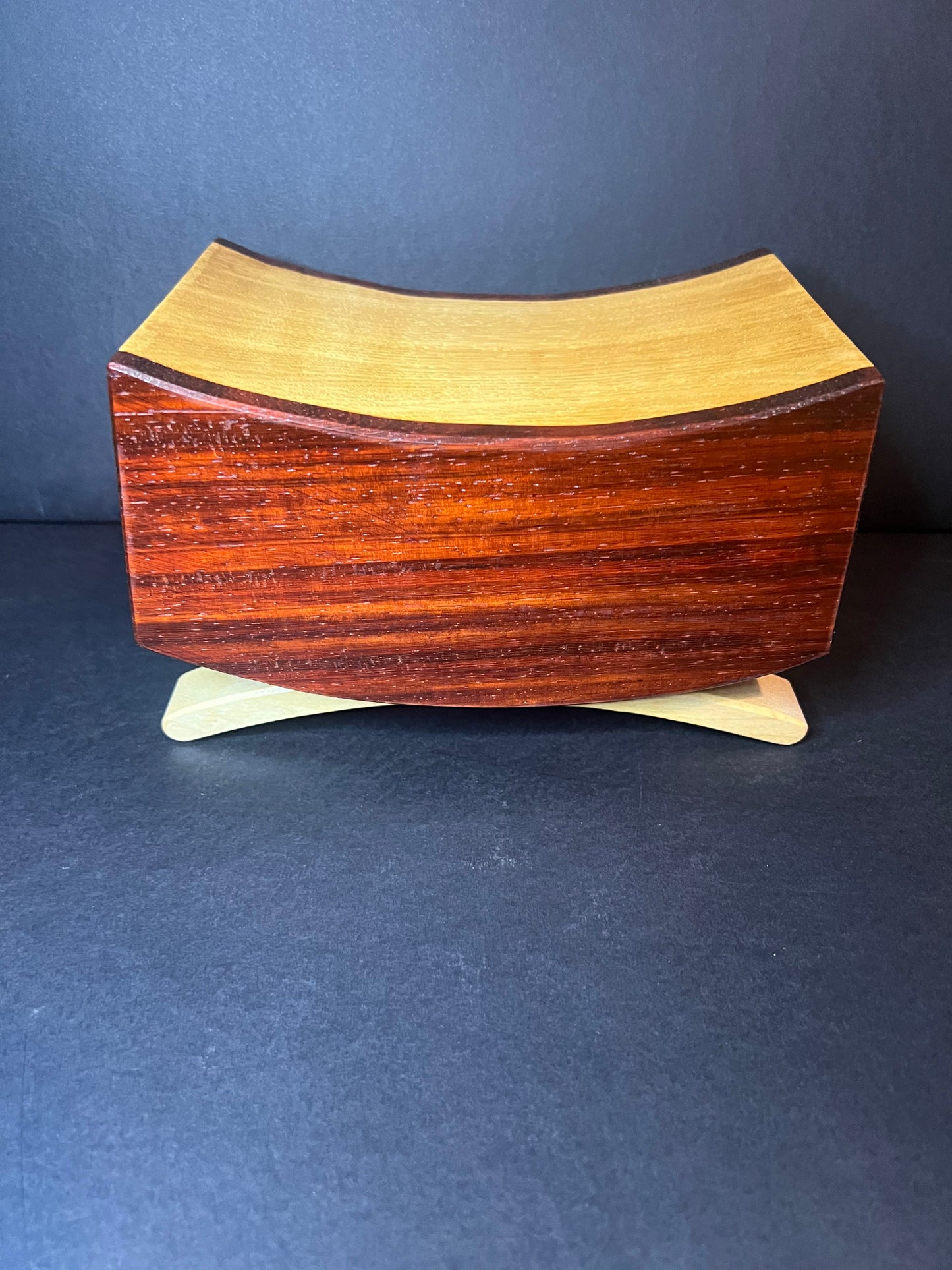 Handcrafted Smiley Bandsaw Box