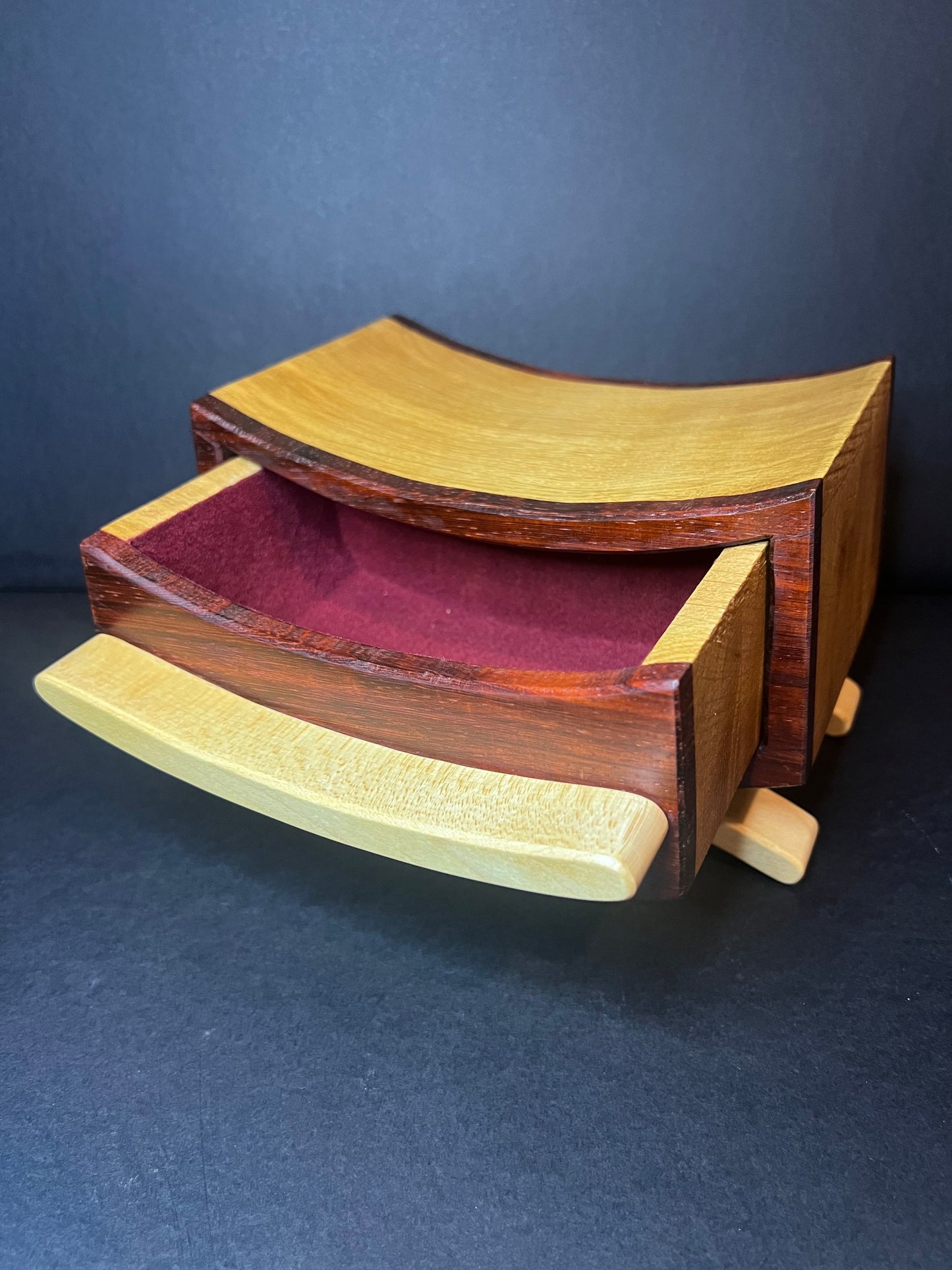 Handcrafted Smiley Bandsaw Box