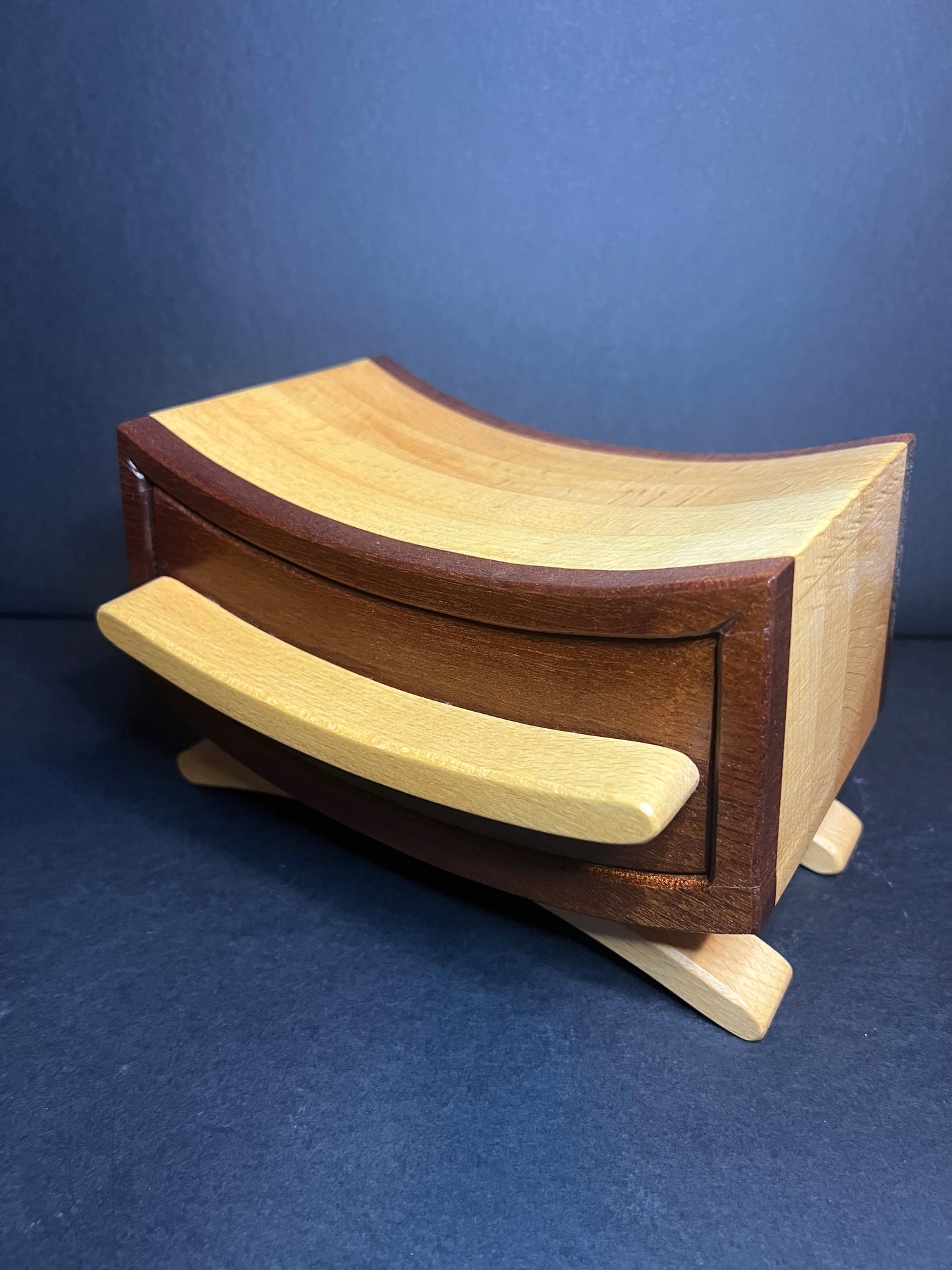 Handcrafted Smiley Bandsaw Box
