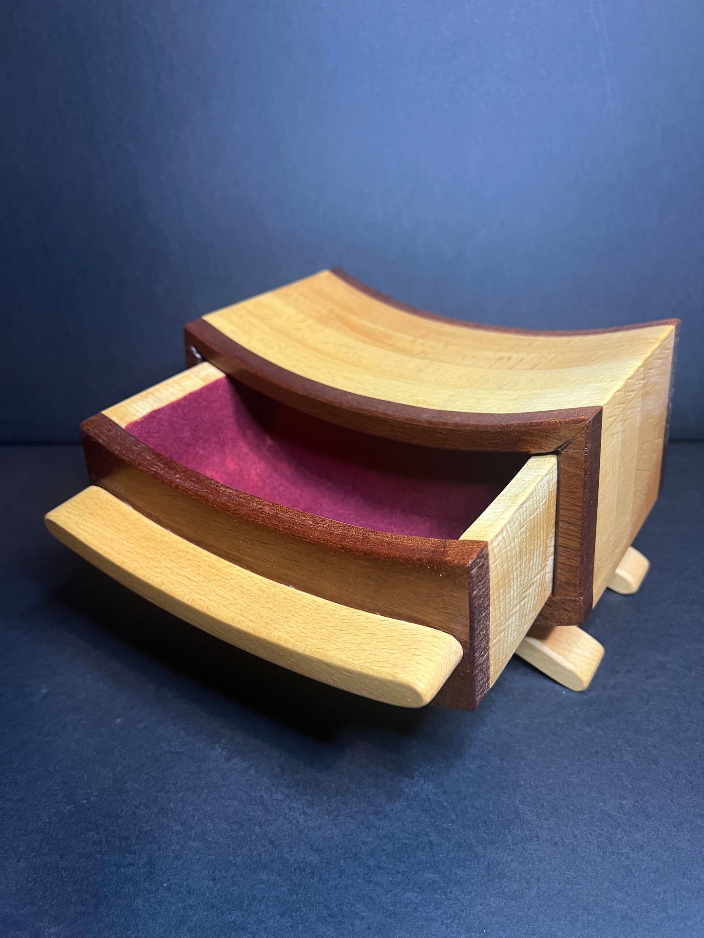 Handcrafted Smiley Bandsaw Box