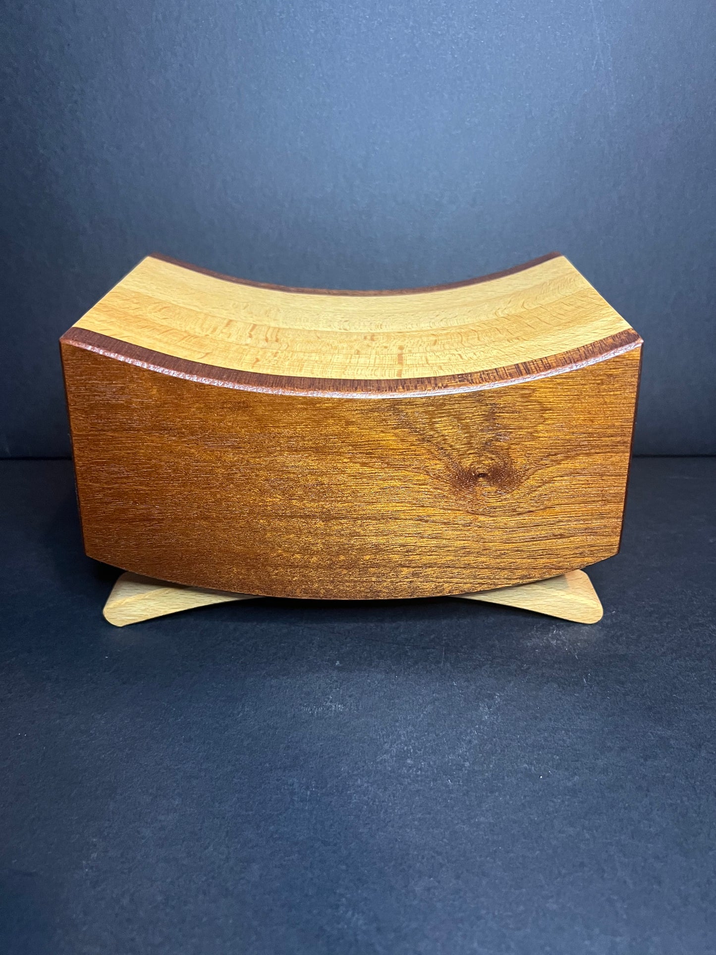 Handcrafted Smiley Bandsaw Box