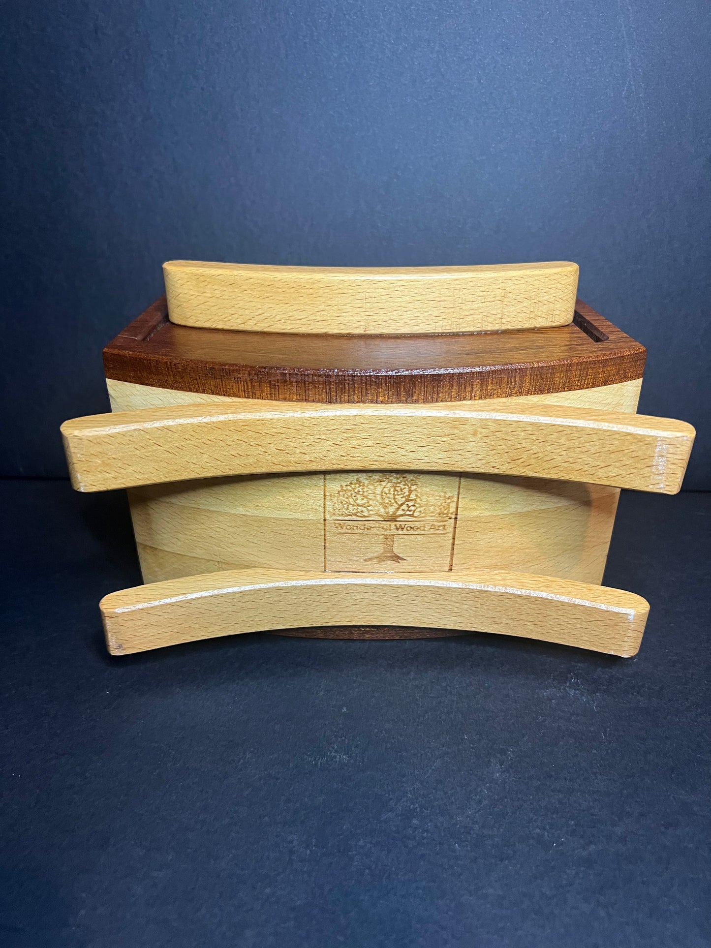 Handcrafted Smiley Bandsaw Box