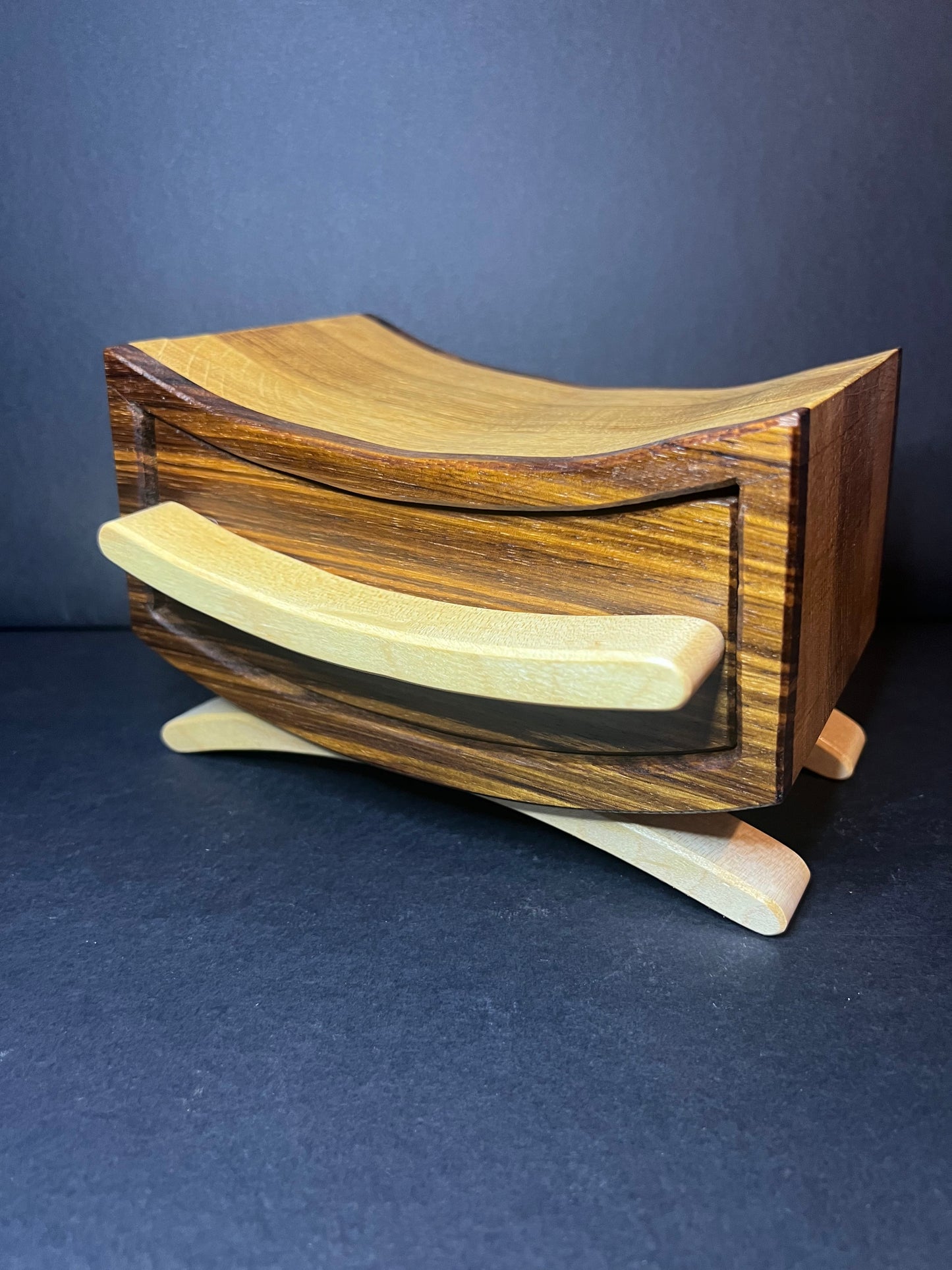 Handcrafted Smiley Bandsaw Box