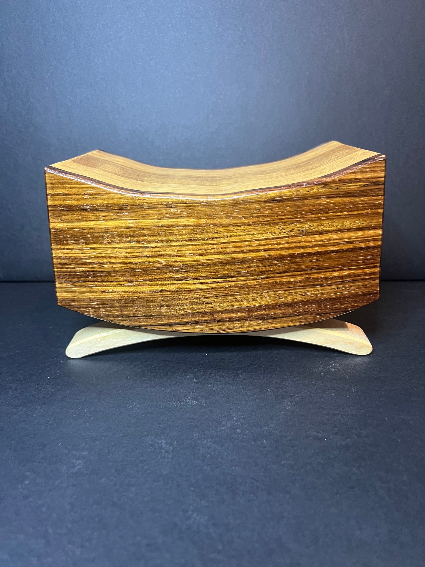 Handcrafted Smiley Bandsaw Box