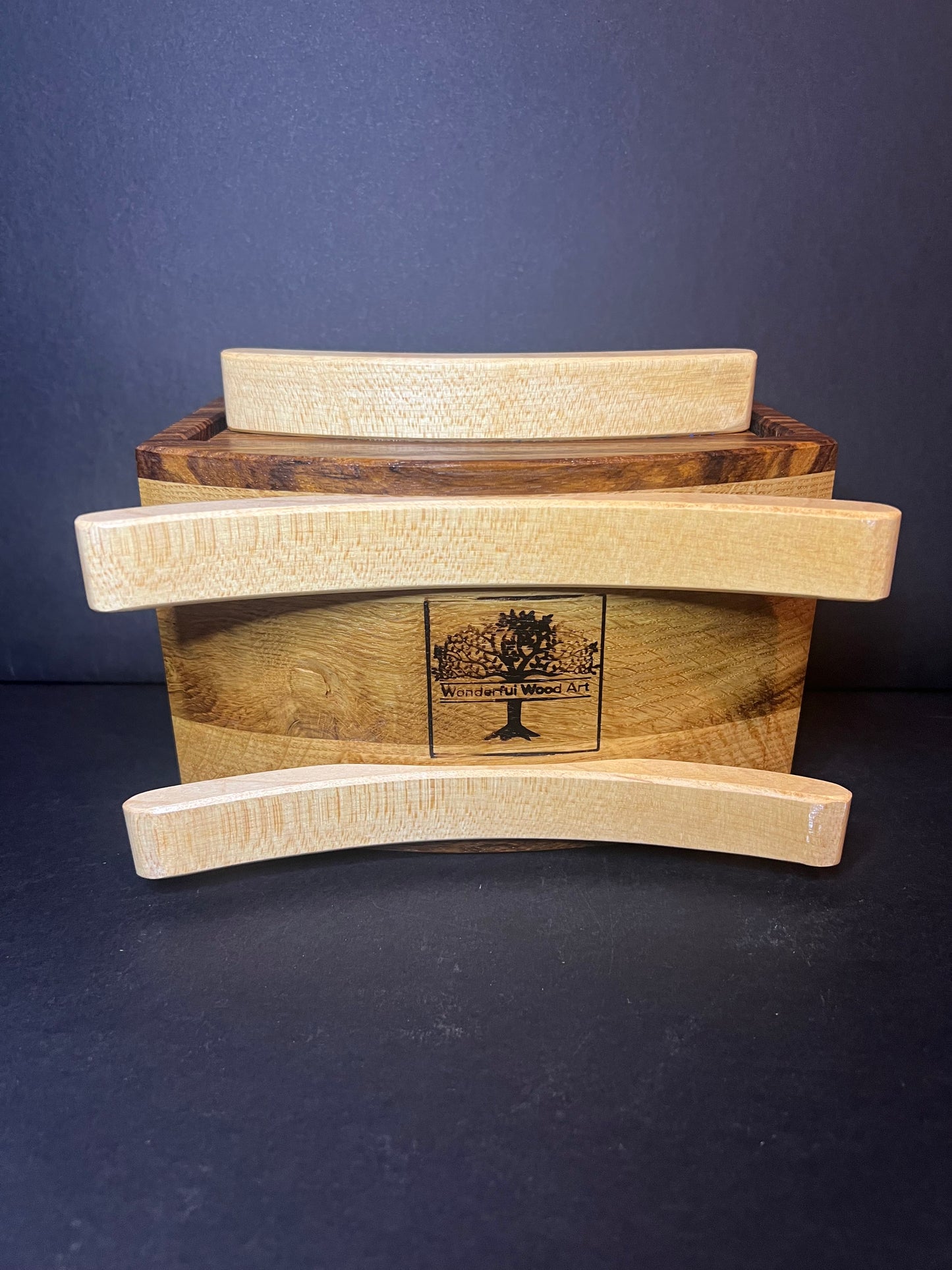 Handcrafted Smiley Bandsaw Box