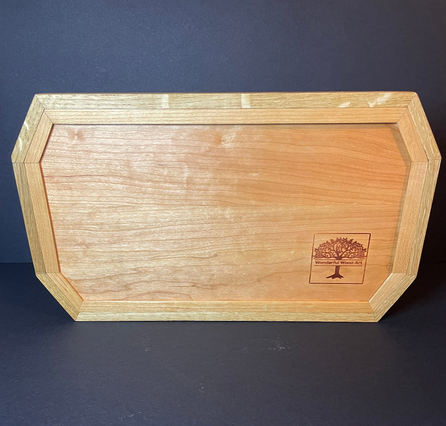 Elegant Handmade Octagonal Wooden Jewellery Box