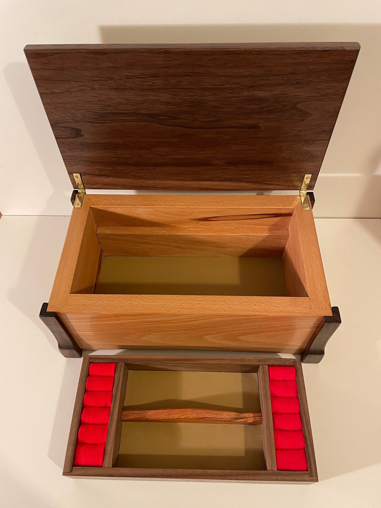 Elegant Handmade Wooden Jewellery Box