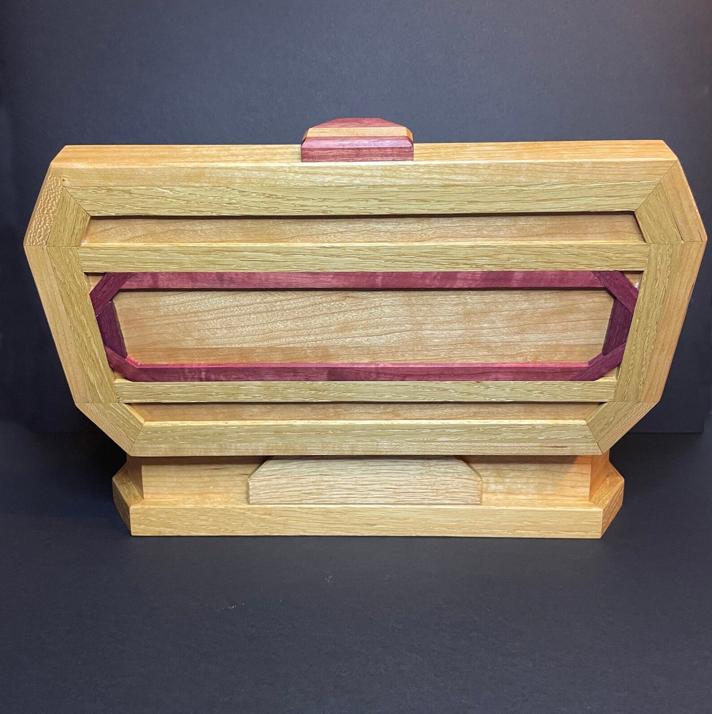 Elegant Handmade Octagonal Wooden Jewellery Box