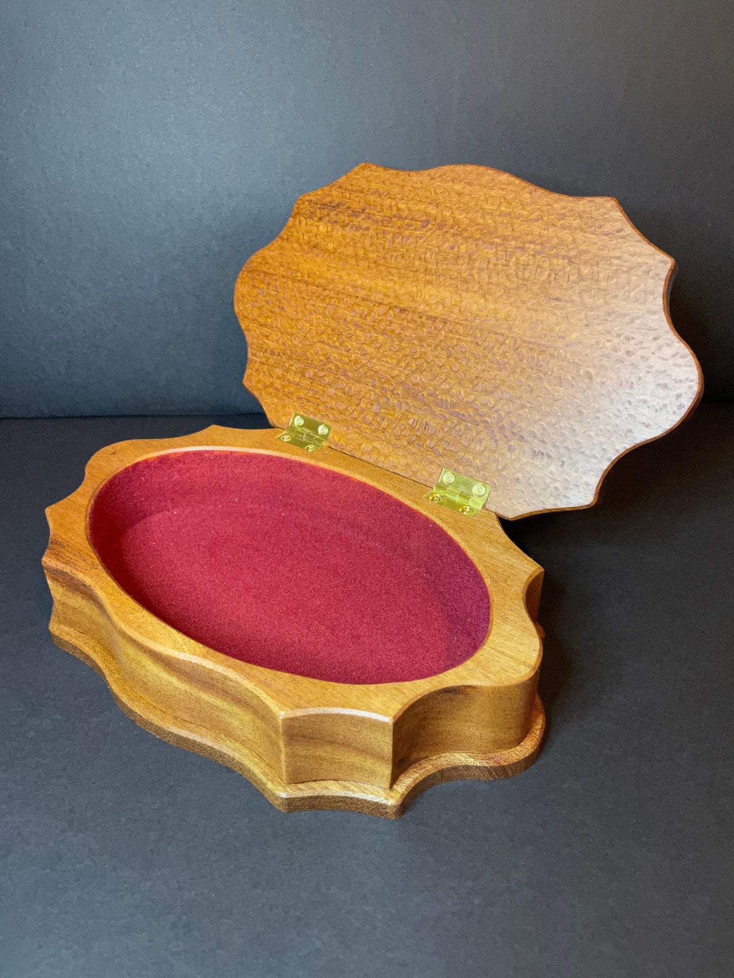 Unique Handmade Curvy Jewellery Box
