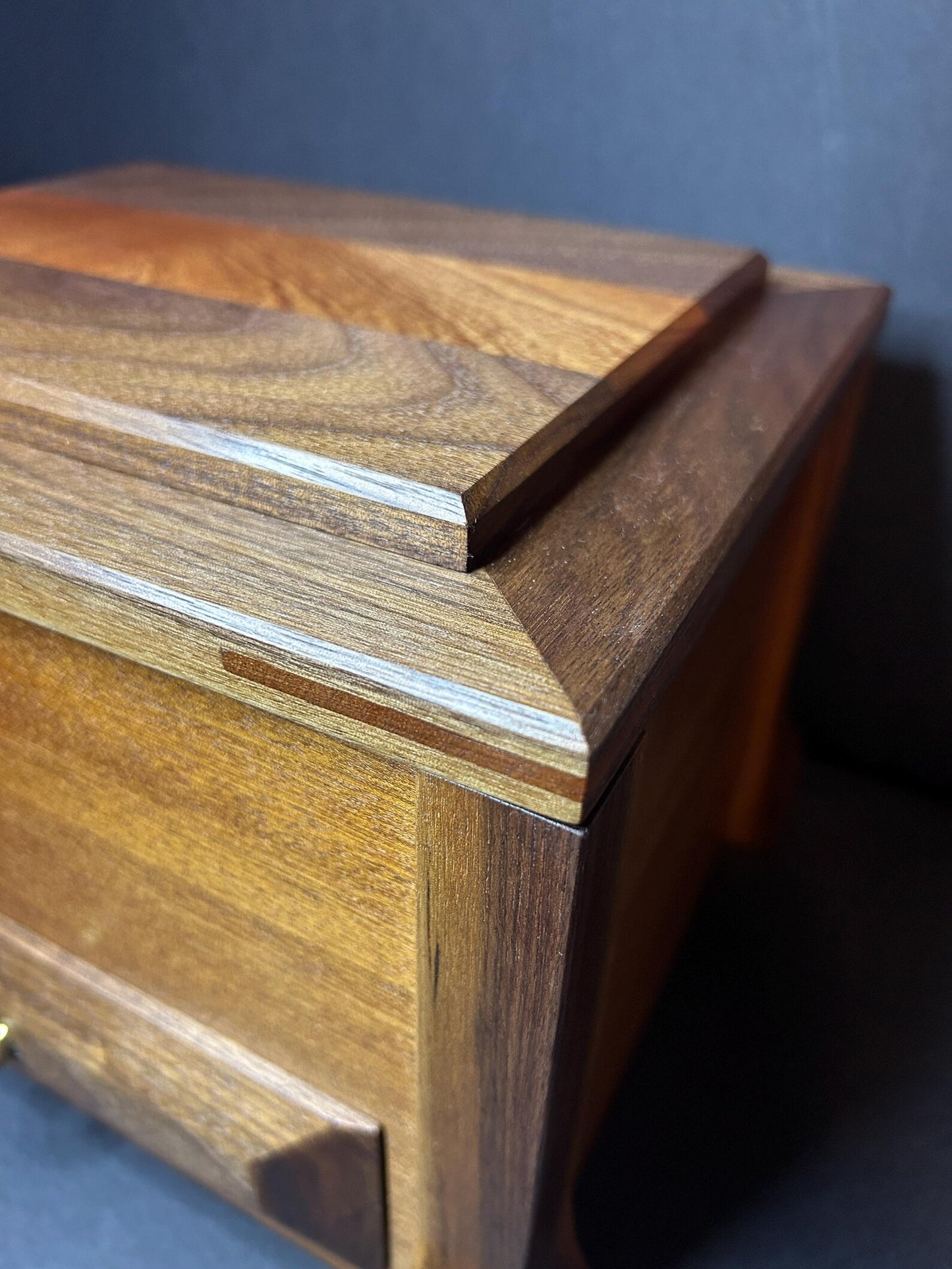 Luxurious Handmade Wooden Jewellery Box with drawer